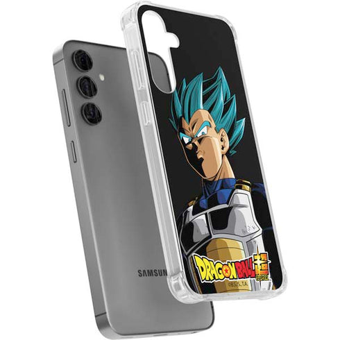 Dragon Ball Super Vegeta Galaxy S24 Plus Clear Case